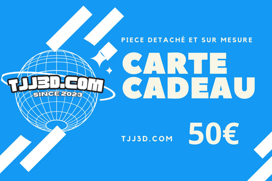 Carte Cadeau - 50€ TJJ 3D