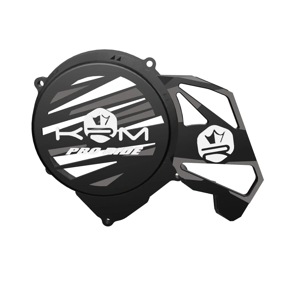 Cache allumage Krm AM6 avec cache pignon Noir