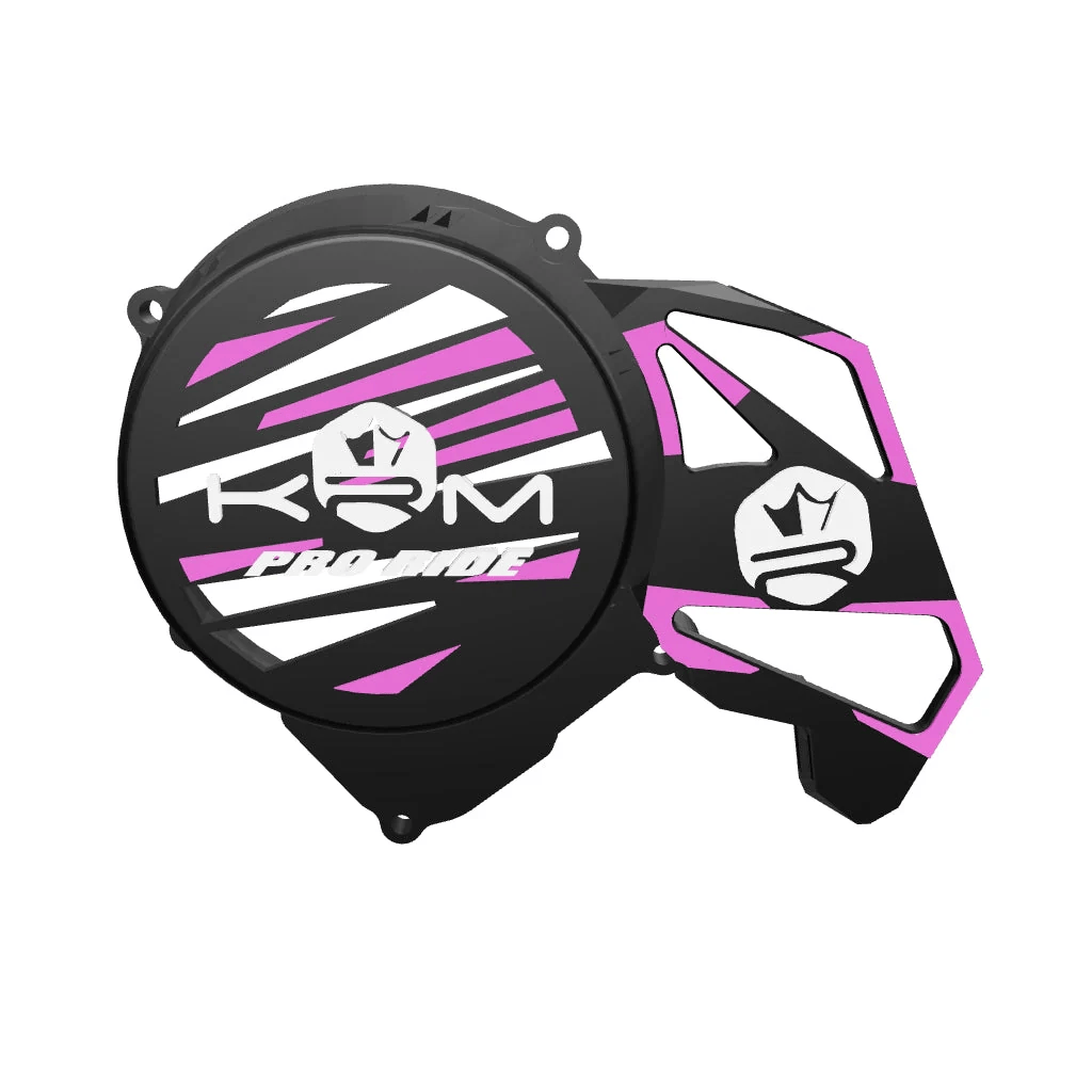 Cache allumage Krm AM6 avec cache pignon Noir