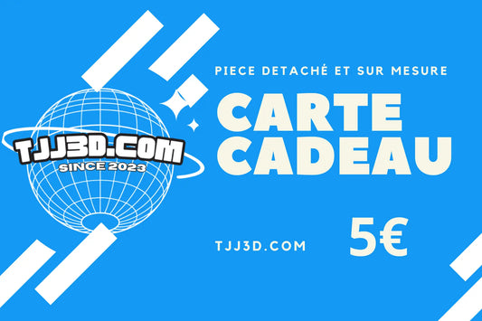 Carte Cadeau - 5€ TJJ 3D