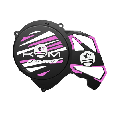Cache allumage Krm AM6 avec cache pignon Noir